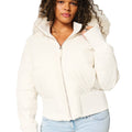 Rosaline Women's Winter Jacket – Warm Hooded Coat with Removable Faux Fur Trim