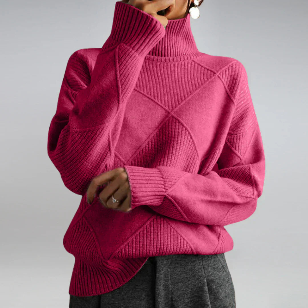 Monique Women's Cashmere Turtleneck Sweater