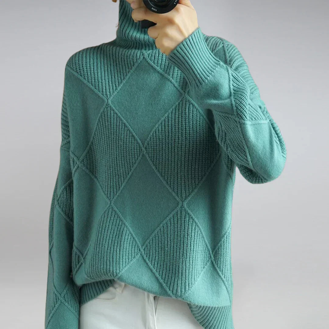 Monique Women's Cashmere Turtleneck Sweater