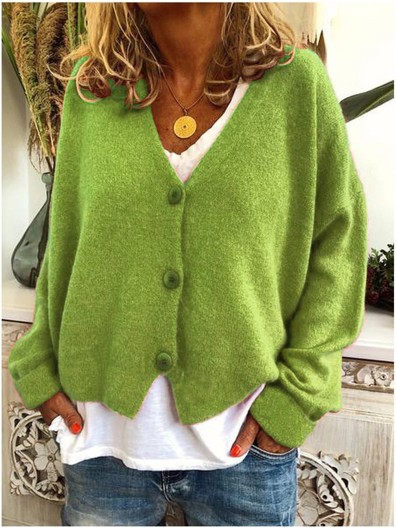 Patricia Women's Soft Knit V-Neck Cardigan