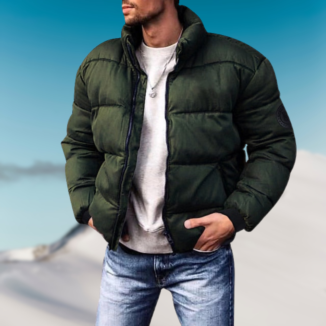 Timo Men’s Puffer Jacket – Warm Quilted Winter Coat with Modern Urban Fit