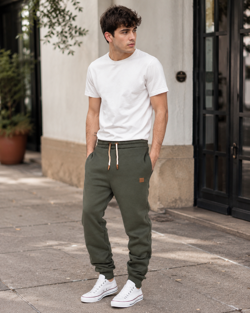 Lars Men's Joggers – Soft Stretch Cotton Sweatpants with Modern Fit