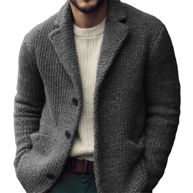 Abigail Men's Cardigan – Soft-Knit Comfort, Classic Fit & Refined Button-Up Style