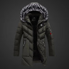 Matthew Men's Winter Coat – Cozy Insulation, Water-Repellent Fabric & Adjustable Hood