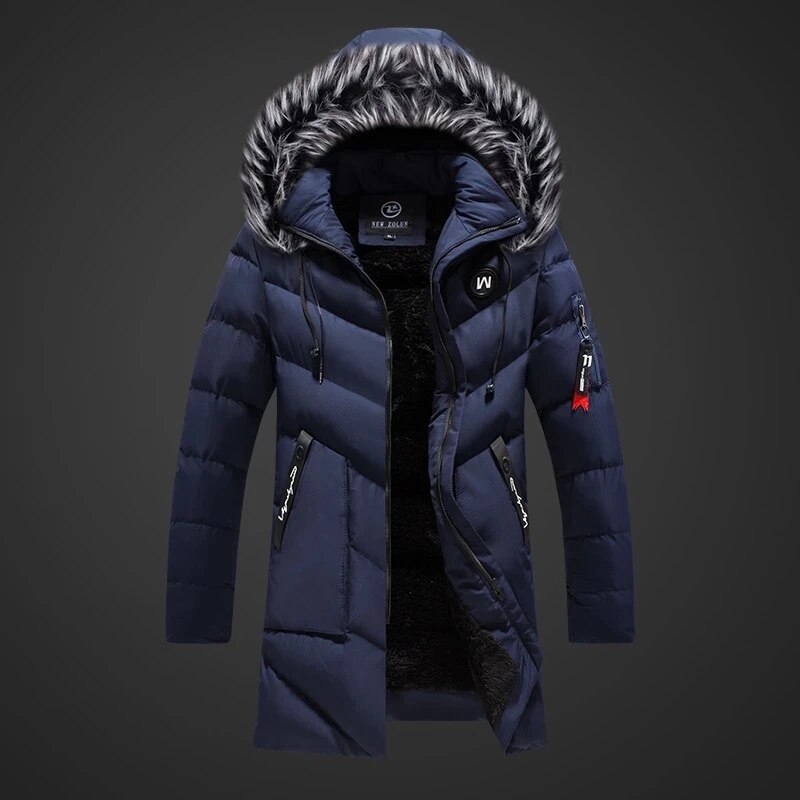Matthew Men's Winter Coat – Cozy Insulation, Water-Repellent Fabric & Adjustable Hood