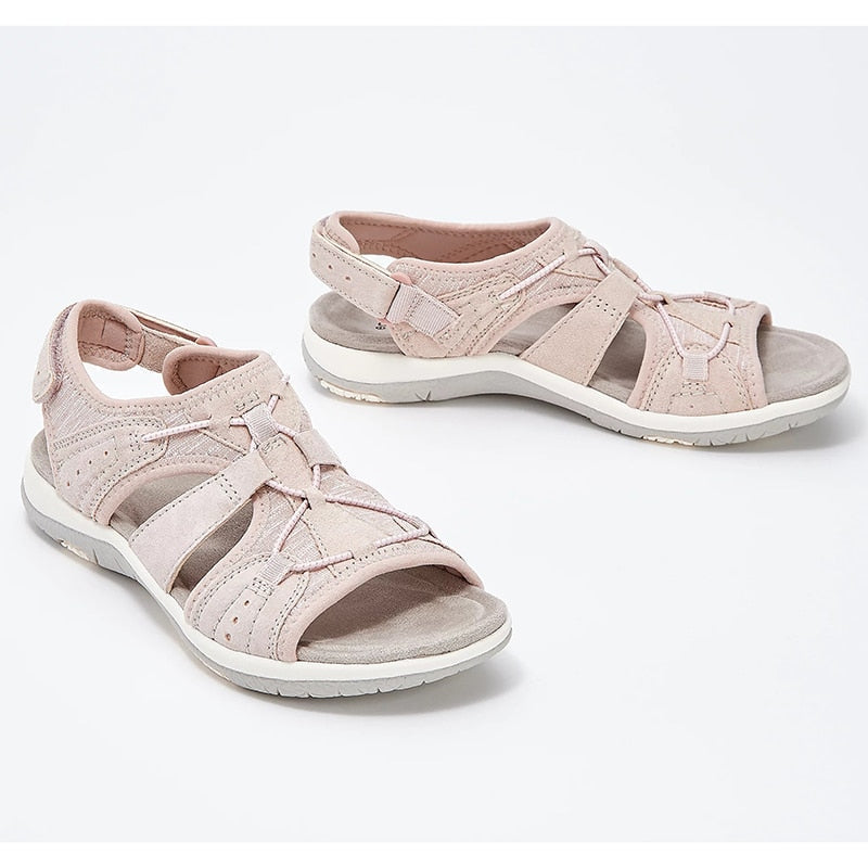 Tanya Women’s Walking Sandals – Ergonomic Open Toe Sandals with Adjustable Straps