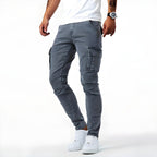 Maddox Men's Stretch Denim Cargo Pants – Modern Utility Jeans with Comfortable Slim Fit