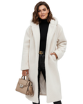 Seren Women's Teddy Coat – Oversized Wool-Blend Jacket with Cozy Warmth & Effortless Winter Style
