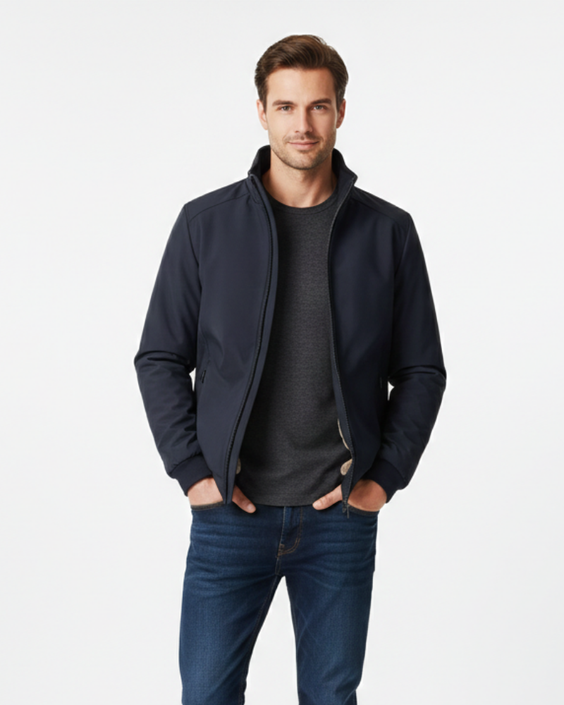 Kristoff Men's Fleece-Lined Winter Jacket – Warm, Water-Repellent & Breathable