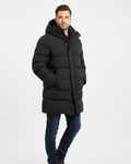 Ross Men's Long Puffer Coat – Cozy Winter Jacket with Hood & Protective Fit