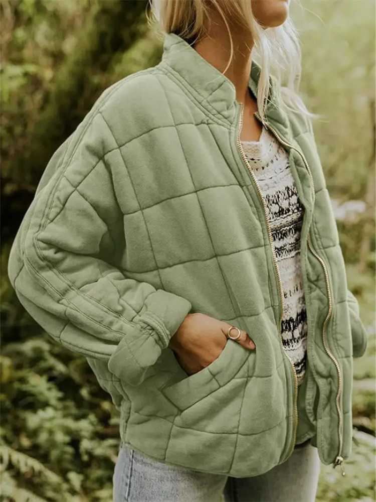 Claire Women's Quilted Jacket – Lightweight Insulated Coat with Modern Everyday Style