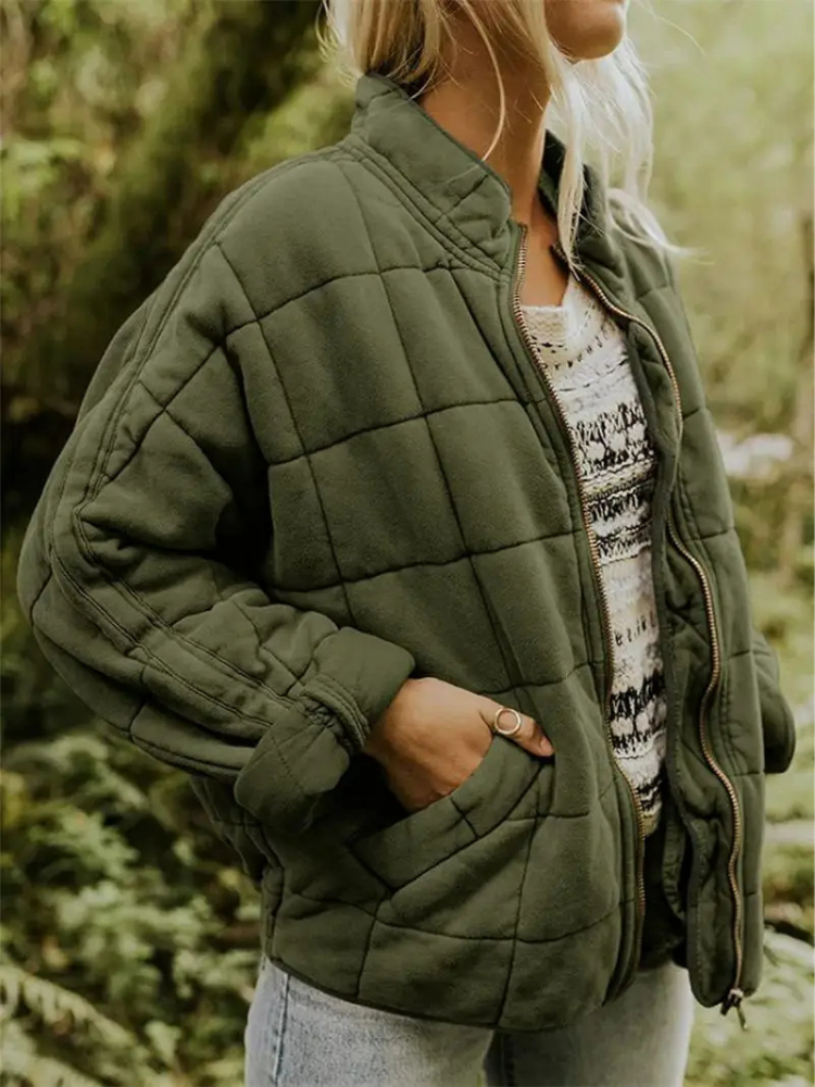 Claire Women's Quilted Jacket – Lightweight Insulated Coat with Modern Everyday Style