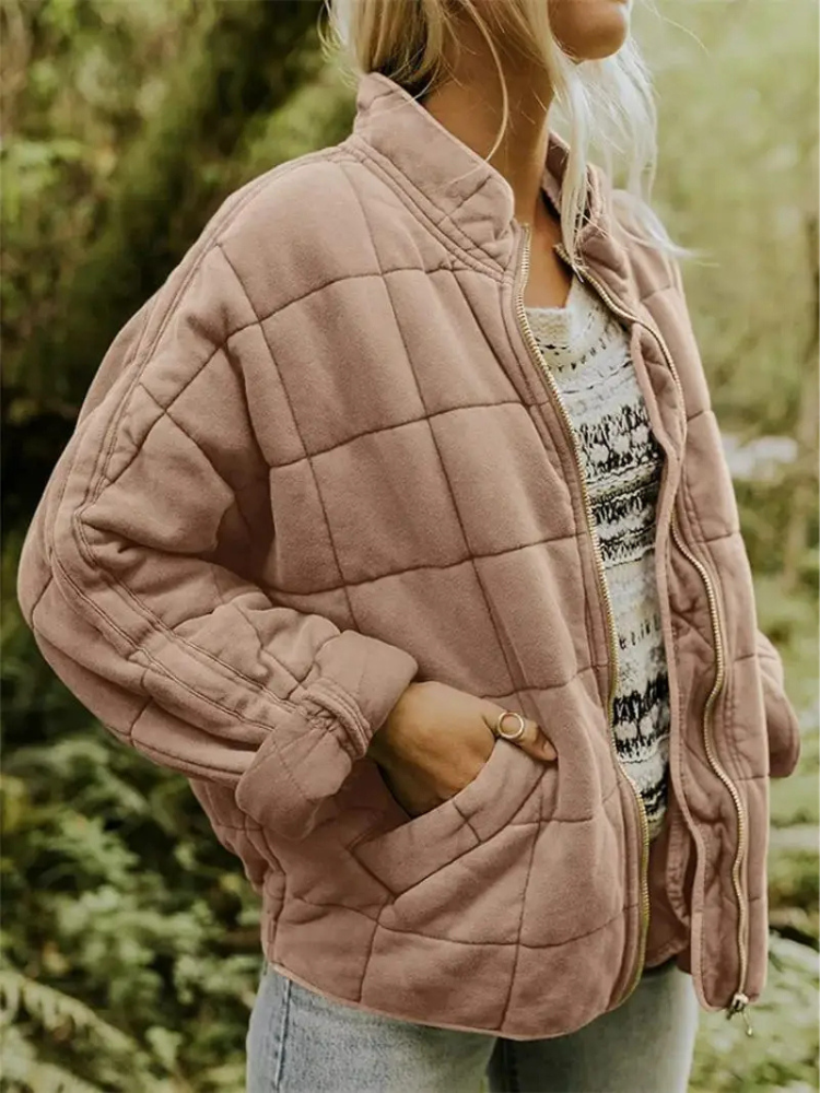 Claire Women's Quilted Jacket – Lightweight Insulated Coat with Modern Everyday Style