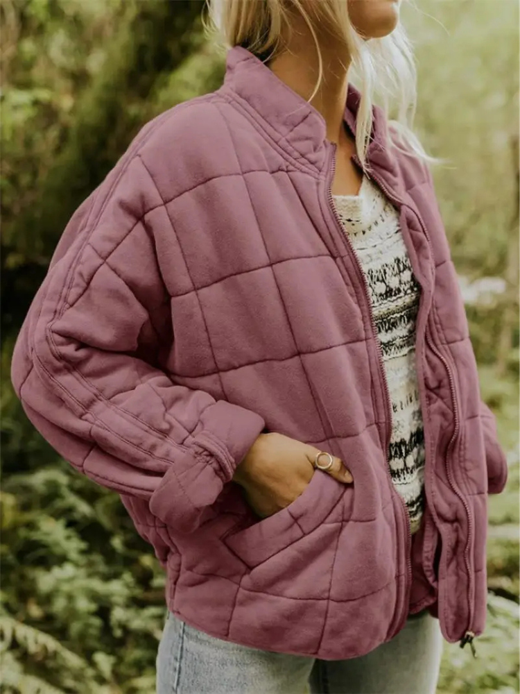 Claire Women's Quilted Jacket – Lightweight Insulated Coat with Modern Everyday Style