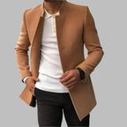 Sander Men's Wool Coat – Elegant Soft Warm Coat with Timeless Style