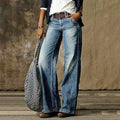 Brinley Women's Low-Rise Stretch Jeans – Vintage Denim Pants with Comfortable Slim Fit
