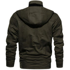 Ellie Men's Military Jacket – Waterproof Coat with Fleece Lining & Adjustable Waist