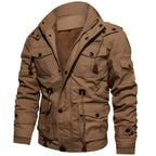 Ellie Men's Military Jacket – Waterproof Coat with Fleece Lining & Adjustable Waist