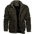 Ellie Men's Military Jacket – Waterproof Coat with Fleece Lining & Adjustable Waist