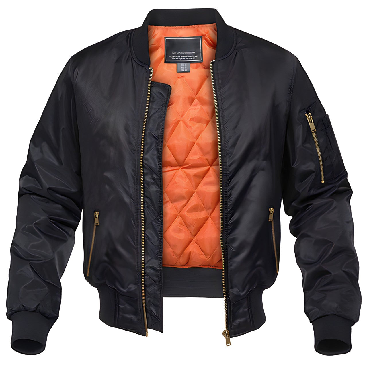 Damien Men's Classic Bomber Jacket – Timeless Pilot Style Everyday Outerwear