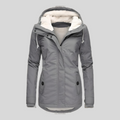 Penelope Women's Long Winter Parka – Waterproof Hooded Coat with Faux Fur Lining & Adjustable Waist