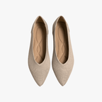 Emily Women’s Knit Ballet Flats – Pointed Toe Comfort Shoes with Arch Support