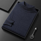 Landon Men's Half-Zip Knit Sweater – Warm Soft Pullover with Mock Neck & Modern Fit