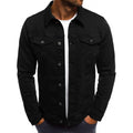 Bastien Men's Denim Jacket – Classic Button-Up Denim Jacket with Utility Pockets