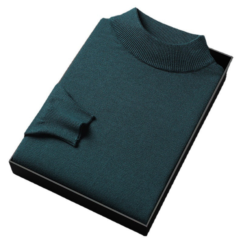 Landon Men's Half-Zip Knit Sweater – Warm Soft Pullover with Mock Neck & Modern Fit