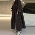 Camila Women’s Oversized Long Coat – Warm Winter Jacket with Relaxed Elegant Fit