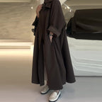 Camila Women’s Oversized Long Coat – Warm Winter Jacket with Relaxed Elegant Fit