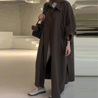 Camila Women’s Oversized Long Coat – Warm Winter Jacket with Relaxed Elegant Fit