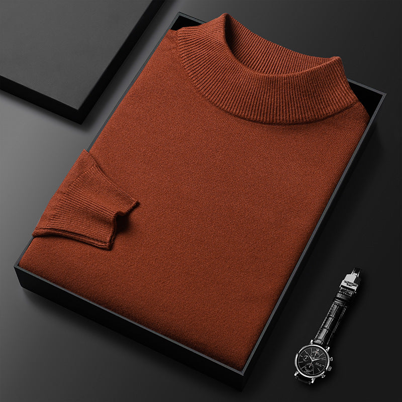 Landon Men's Half-Zip Knit Sweater – Warm Soft Pullover with Mock Neck & Modern Fit