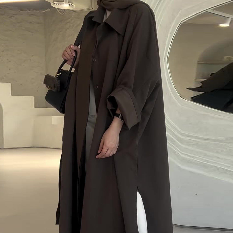 Valerie Women's Oversized Long Coat – Minimalist Winter Overcoat with Relaxed Fit & Cozy Warmth