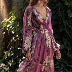 Rochelle Women's Floral Maxi Dress – Lightweight Flowing Summer Dress
