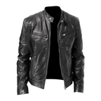 Benjamin Men's Leather Jacket – Sleek & Long-Lasting Bomber with a Modern, Cozy Style