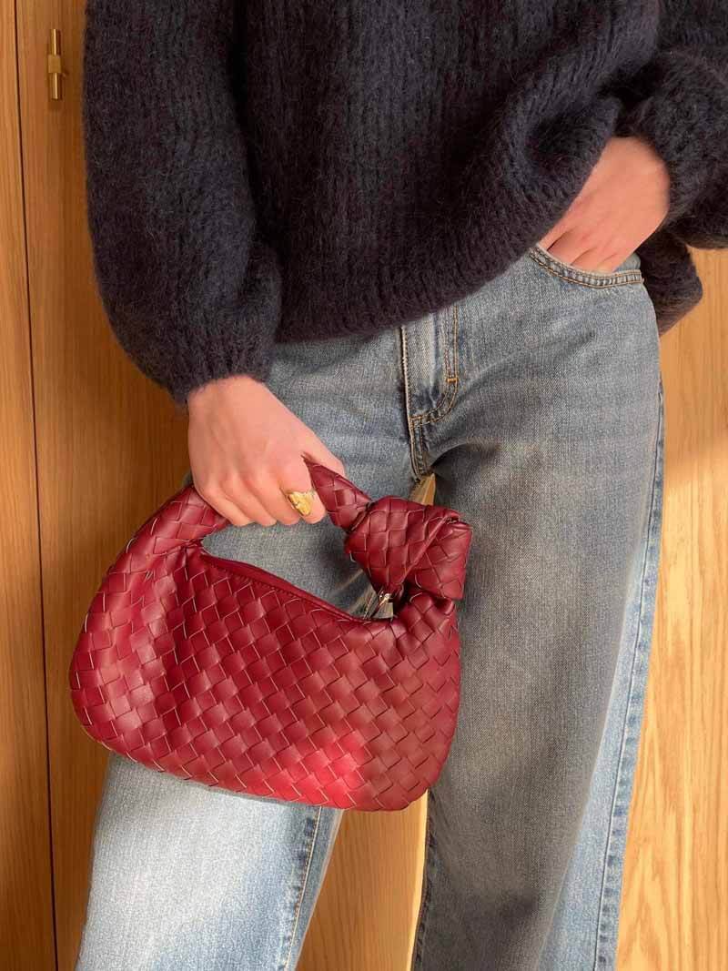 Elodie Women's Woven Mini Bag – Handcrafted Crossbody Purse with Timeless Elegant Design