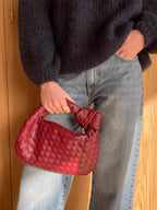 Elodie Women's Woven Mini Bag – Handcrafted Crossbody Purse with Timeless Elegant Design