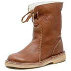 Scarlett Women's Waterproof Winter Boots – Warm Wool-Lined Boots with Stable Heel & Everyday Comfort