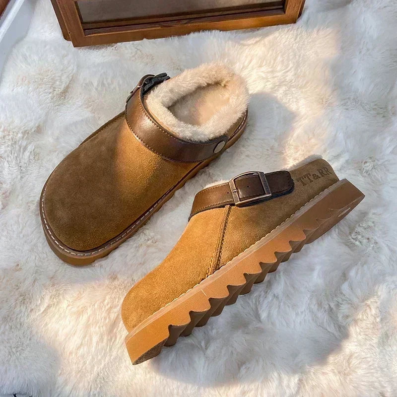 Christopher Women's Cozy Clogs – Lightweight Winter Comfort with Cozy Lining & Casual Style