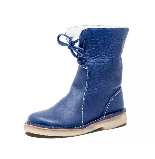 Scarlett Women's Waterproof Winter Boots – Warm Wool-Lined Boots with Stable Heel & Everyday Comfort