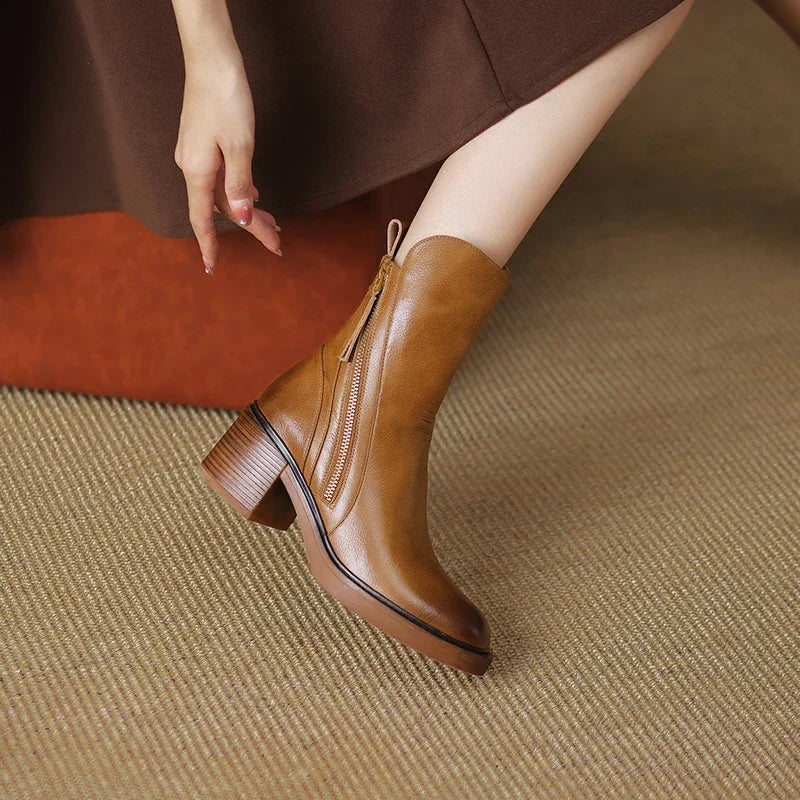 Alexander Women's Ankle Boots – Sophisticated & Long-Lasting Premium Leather Boots with a Timeless Style