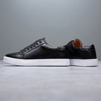 Felix Men's Leather Sneakers – Sleek Genuine Leather Sneakers with a Cushioned Sole and Timeless Design