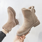 George Women's Winter Boots – Cozy Soft-Suede Boots with Cozy Lining & Non-Slip Sole