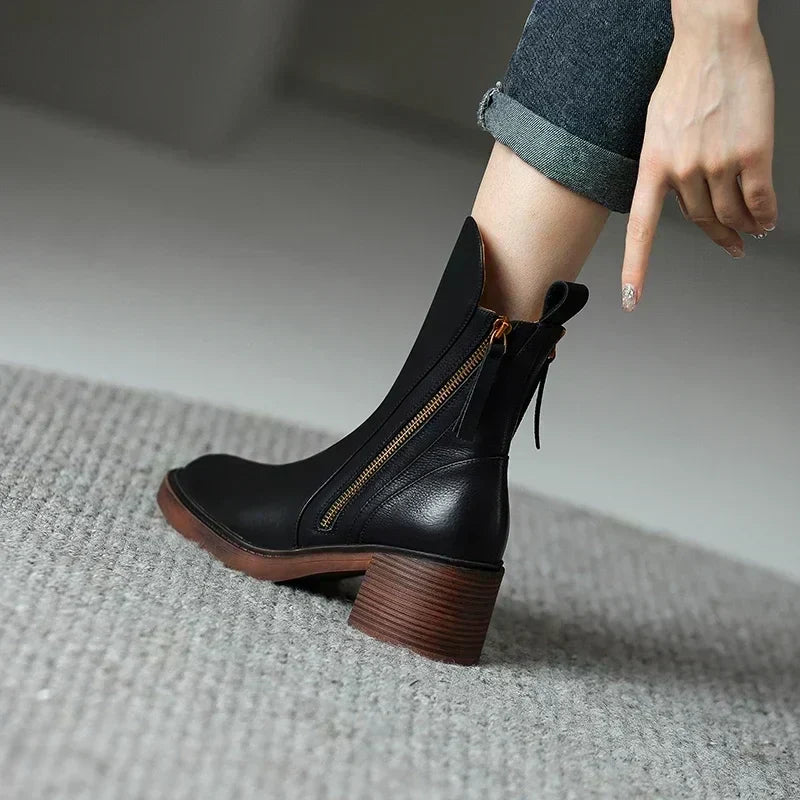 Alexander Women's Ankle Boots – Sophisticated & Long-Lasting Premium Leather Boots with a Timeless Style