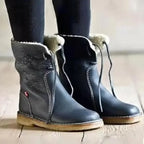 Sophie Women’s Winter Boots – Warm Faux Fur Boots with Slip-On Comfort & Grip Sole