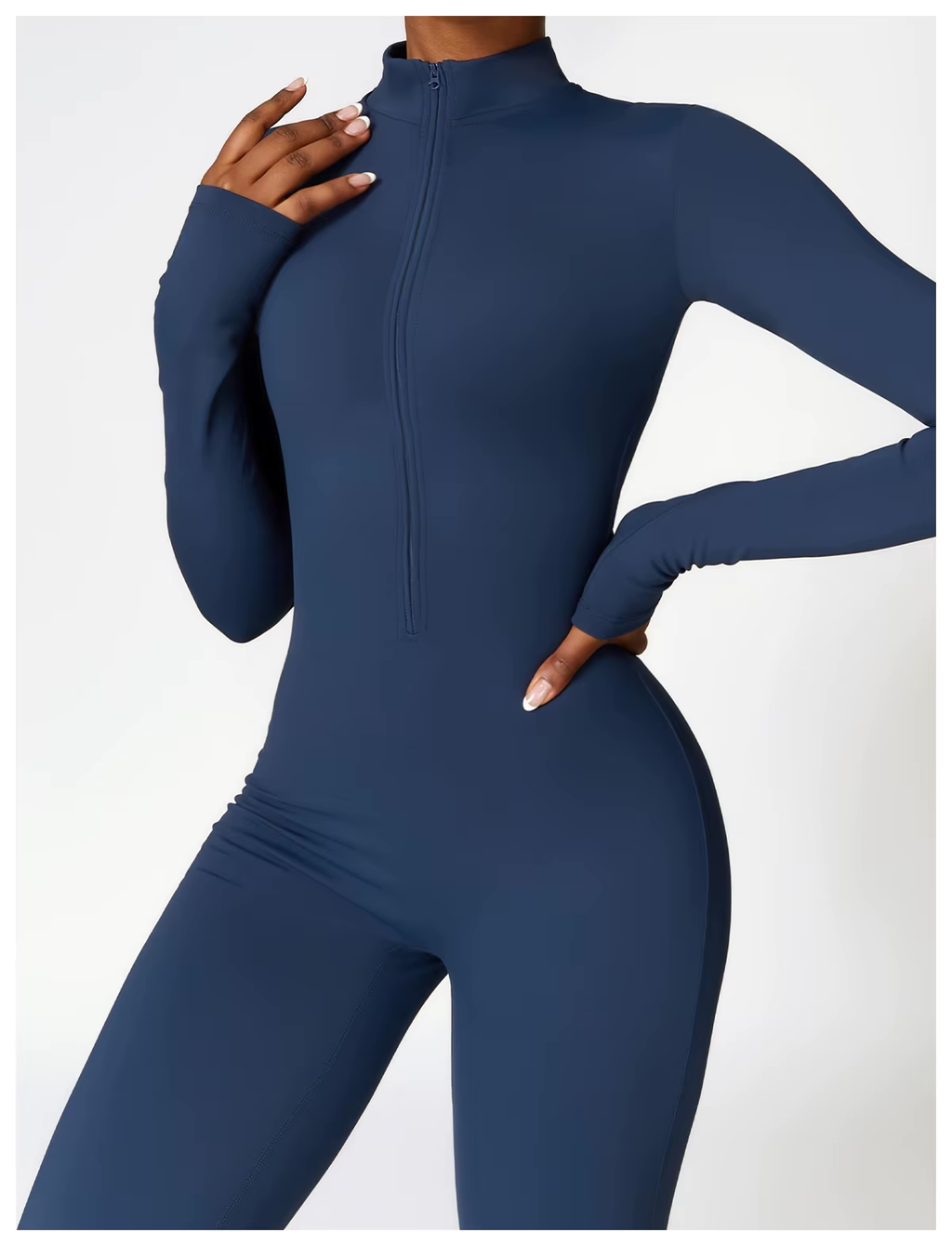 Tessa Women's Winter Onesie – Cozy Fleece-Lined Jumpsuit with Flexible Fabric and Adjustable Neckline