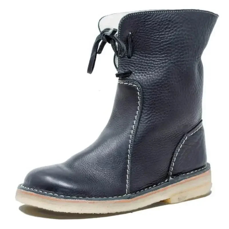 Scarlett Women's Faux Fur Winter Boots – Warm Slip-On Boots with Anti-Slip Sole & Cozy Lining