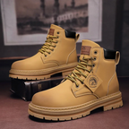 Peter Men's Lace-Up Boots – Rugged Leather Shoes with Non-Slip Sole & Premium Comfort