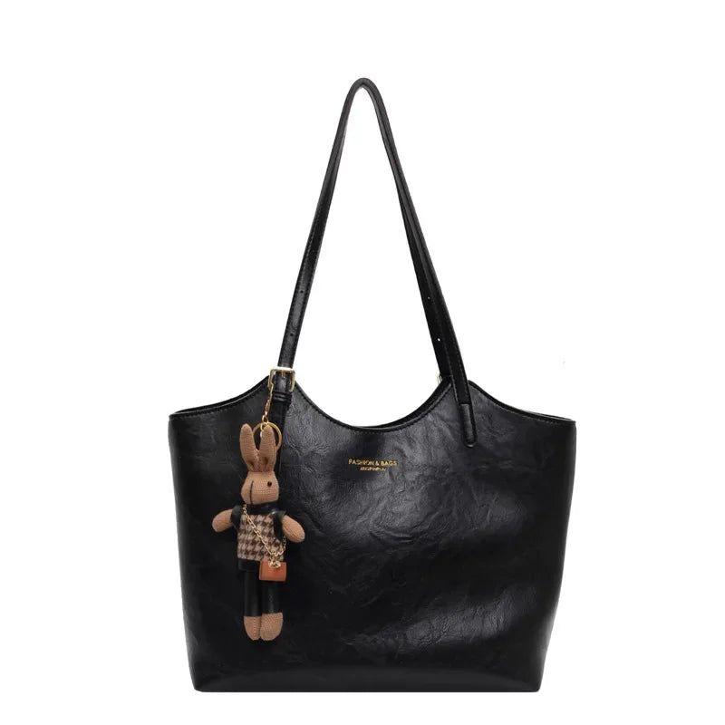Emma Women’s Tote Bag – Vintage Vegan Leather Shoulder Bag with Spacious Design